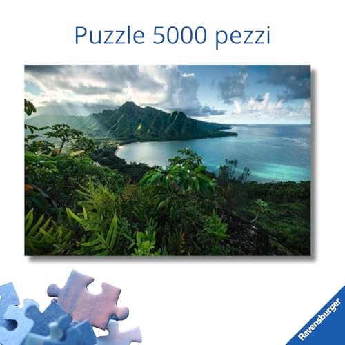 Ravensburger - Puzzle Paesaggio Hawaiano, 5000 Pezzi, Idea Regalo, Per Lei O Lui, Puzzle Adulti - 2