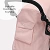 My Babiie MB30 Pushchair – from Birth to 4 Years (22kg), Easy Compact Fold, Large Shopping Basket, Adjustable Handle, Stroller Includes Cup Holder, Rain Cover – Pink Leopard