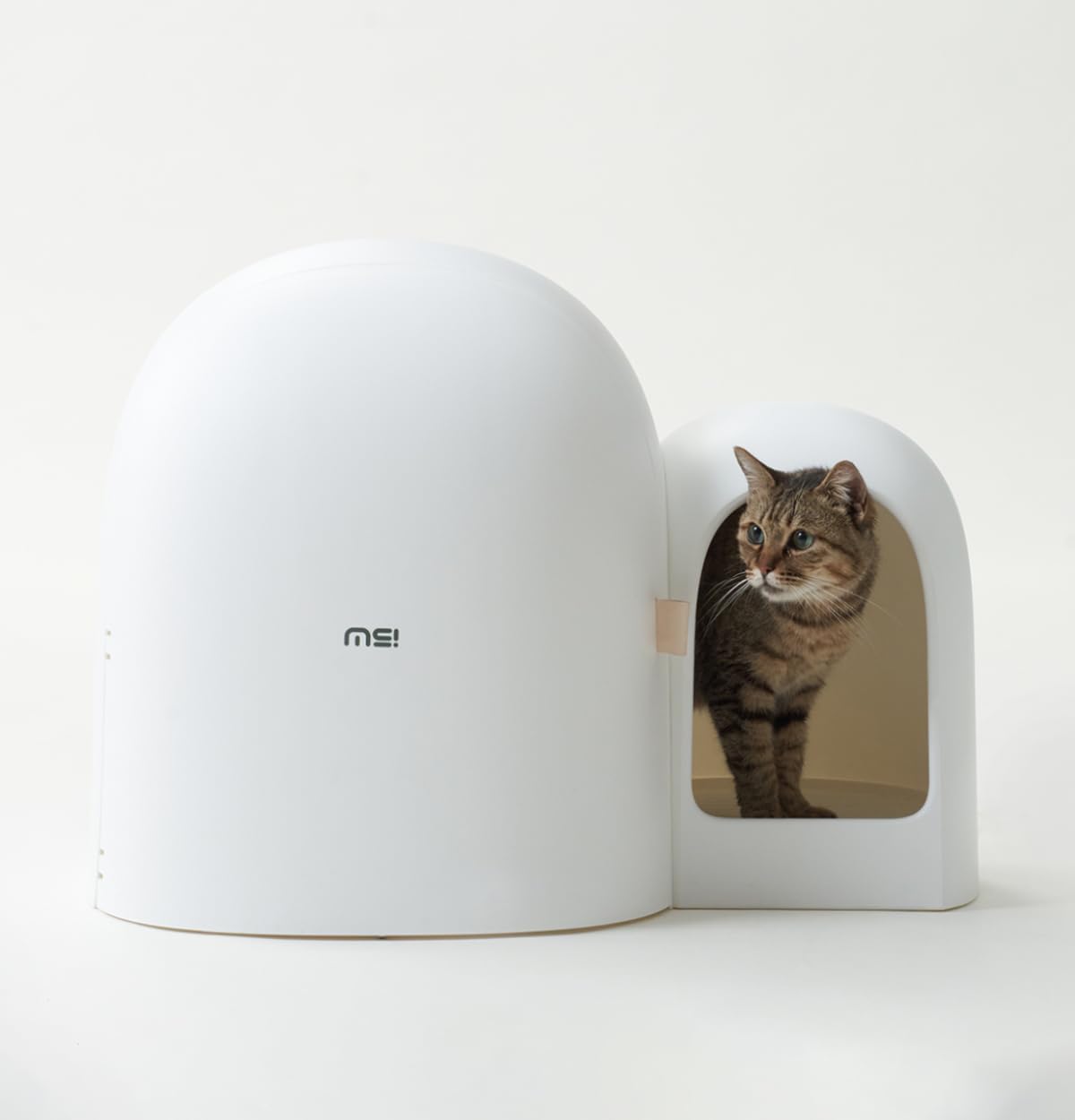 MS!MAKE SURE Cat Litter Box MAX - Stylish & Functional for Indoor Cats - 2023 New Modern Design - Large Space, Leak-Proof, and Odor-Free…