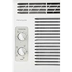 Frigidaire 5,000 BTU Window-Mounted Air Conditioner, Cools Up to 250 Sq. Ft., Quiet Operation, Effortless Temperature Control, 2 Fan Speeds, Auto Restart, White - Image 3