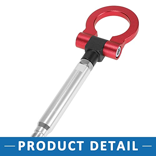 A Absopro Front Bumper Towing Hook Trailer Ring Eye For Subaru Impreza 2012-2018 Red #TOP3