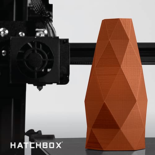 Image of HATCHBOX 1.75mm Brown PETG 3D Printer Filament, 1 KG Spool, Dimensional Accuracy + /- 0.03 mm, 3D Printing Filament
