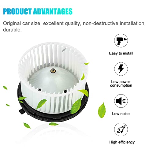 700191 HVAC Heater Blower Motor Replacement for Chevy Silverado Suburban 1500 2500 GMC Sierra Yukon XL 1500 2500 Cadillac Escalade Replaces # 75748, 89019320, 89019301 - Thumbnail 2