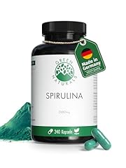 Spirulina Kapseln - Hochdosiert: 2000mg...