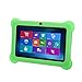 Transwon Shock Proof Silicone Case for FunnPab 7 Inch, NPOLE N718, NeuTab N7s Pro, Chromo Inc Tablet, Tagital T7X, Dragon Touch Y88X, iRULU eXpro X1 7, Alldaymall A88X, Yuntab Y88, Vuru A33 - Green