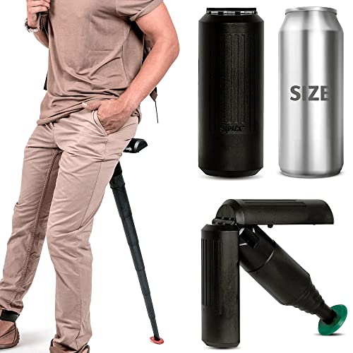 Sitpack 2.0 - Portable Folding Stool Pitch Black