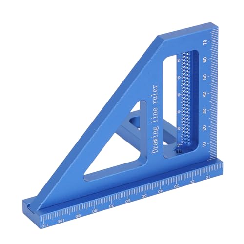 Escuadra medidora de ángulos de aluminio 3D 4.41x3.35x3.11in miniatura 2