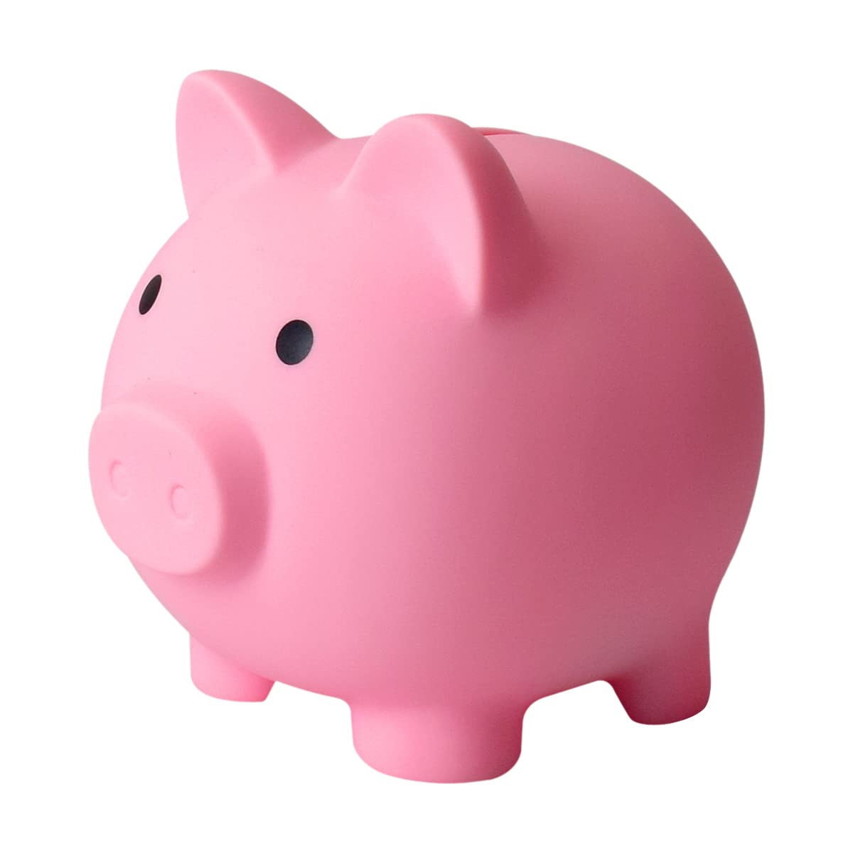 Hengdu Cute Piggy Bank, Made of Drop-Resistant Environmentally Friendly Plastic, a Great Gift for Children (Pink)