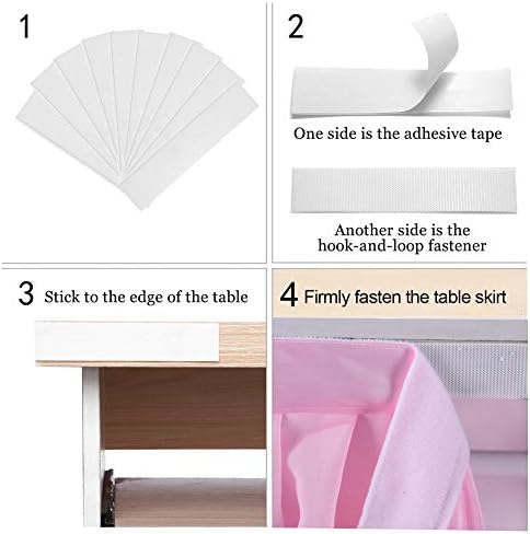 Gigicloud 6ft Tulle Table Skirt Handmade Pink Gradient Table Skirts Table Decoration for Wedding, Party, Baby Shower, Home Decoration - 183 * 75cm
