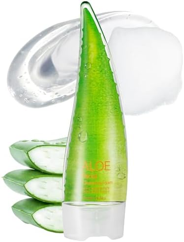 HOLIKA HOLIKA Aloe Facial Cleansing Foam, 5.07 fl.oz.