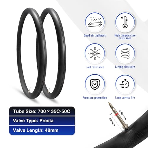 Hycline Gravel Bike Tires Set: 2-Pack 700x38C/40C/42C