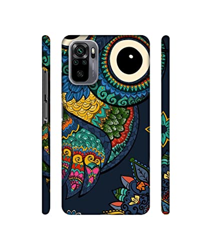 Image of Owl Design 3D Printed Hard Back Case Cover for Mi Redmi Note 10 4G / Note 10S 4G