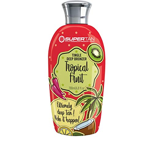 SuperTan Sensations Tropical Fruits Tingle Deep Bronzer, 1er Pack (1 x 200 ml)