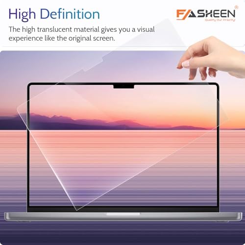 Image of FASHEEN AntiGlare Matte Screen Guard Compatible With HP Pavilion X360 2 in 1 Laptop /HP Envy (14 Inch, 35.5 cm, 16:9 Ratio, 1920x1080 Resolution Laptop) Screen Protector Not a Tempered Glass