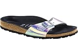 BIRKENSTOCK Madrid Ombre Pearls Silber Schwarz Naturleder 35 EU