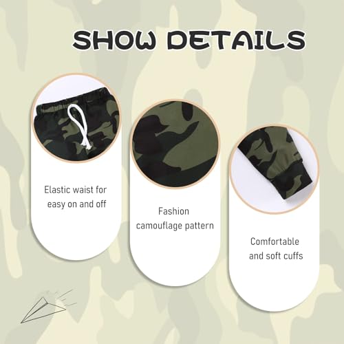 Image of TUEMOS Toddler Boy Clothes Sweatsuits Fall Winters Boy Outfits