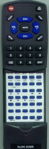Replacement Remote Control for Pioneer CUPD100, PWW1147, PDF908