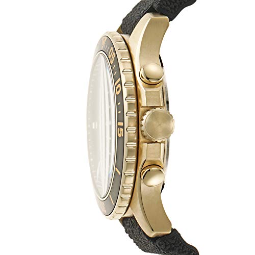 Fossil Blue Gold and Black Chronograph Watch #TOP25