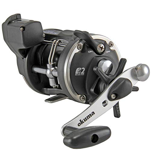 Okuma Ma-20Dlxt New Magda Linecounter Reel, Left Hand, Black #TOP2