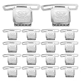 Matériaux en fer : ces clips sont conçus pour durer et résister à la déformation dans le temps. boucles de rechange pour salopettes, clips métalliques pour sangles de salopettes