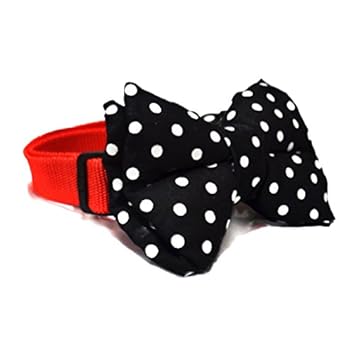 That Dog In Tuxedo Twinkle Dots Dog Bow Tie Bowtie with Collar (Size - S)