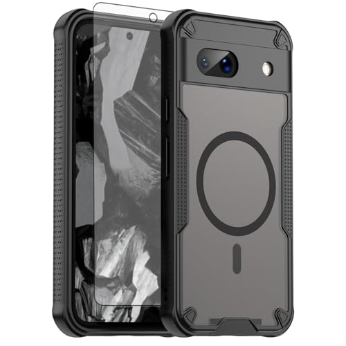 Coque Google Pixel 8A antichoc avec protection écran verre trempé