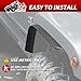 4PCS Fender Flares Compatible with 2007-2018 Jeep Wrangler JK JKU Unlimited,Off-Road Wheel Fender Liner 4 PCS