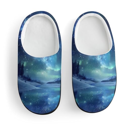Starry Sky Cute Cotton Slippers Anti-Slip House Shoes Printed Slipper for Indoor Outdoor3