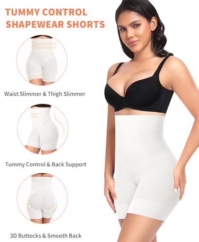 Image of Womens Shapewear Shorts Tummy Control Body Shaper Thigh Slimmer Slip Shorts for Under Dress Shapewear Underwear
