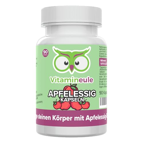 Apfelessig Kapseln - hochdosiert 500 mg -...