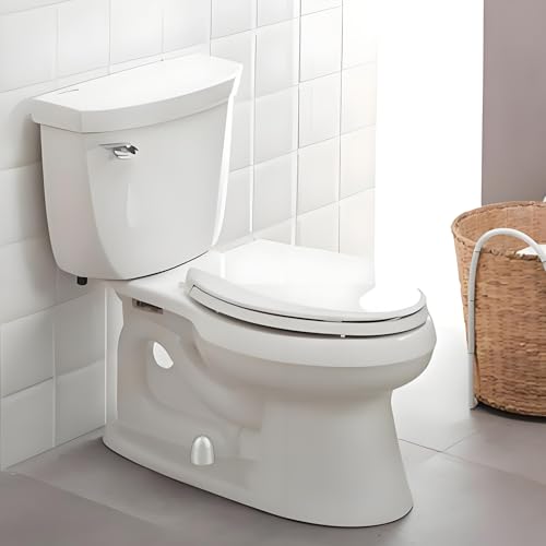 Toilet Bolt Caps Universal Toilet Seat Floor Bolts Caps Floor Bolts Snap On Caps with Washers for Easy Installation, 1.44 Inch Height - Thumbnail 7