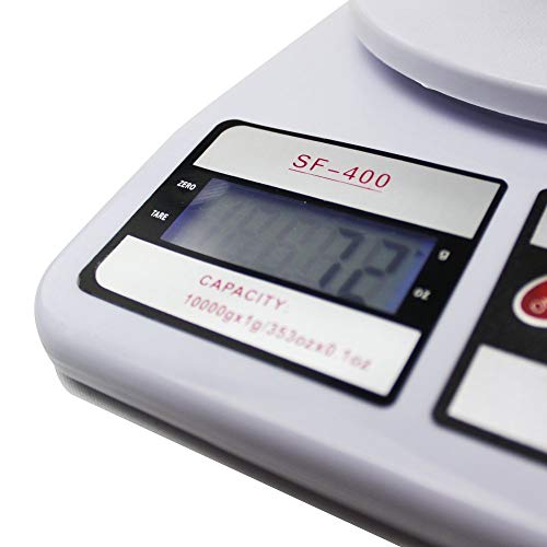 Mini Balança Digital Cozinha Pesa de 1g até 10 Kilos