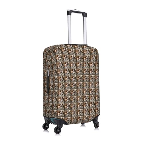 Housse de protection élastique pour valise lavable extensible Noir XL - 4