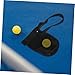 Garneck Mesh Tennis Ball Bag Portable Reusable Waist Design for Storage Tennis Golf Baseball Outdoor Activities
