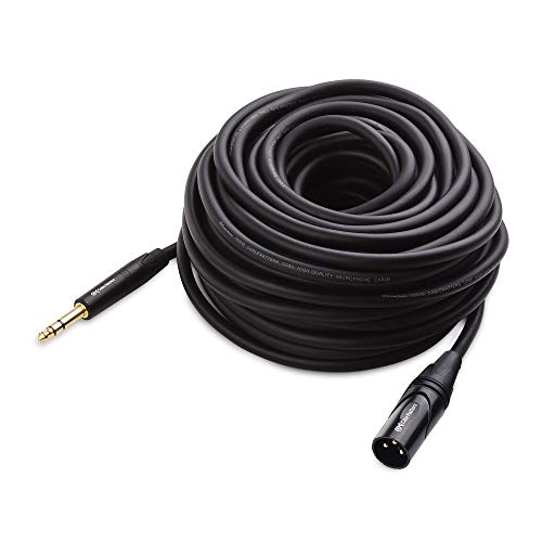 Cable Matters 6.35Mm (1/4 Inch) Trs To Xlr Cable 50 Ft Male To Male (Xlr To Trs Cable, Xlr To 1/4 Cable, 1/4 To Xlr Cable) #TOP1