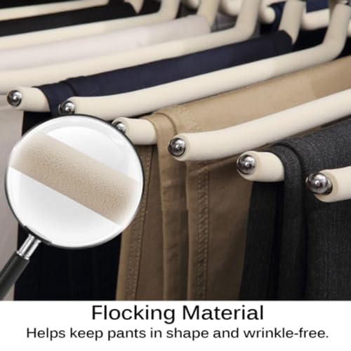 Cintre à pantalons pour placard encombré avec système rétractable - 5