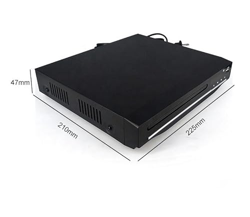 Kcr Dvd Player, DVD/CD/MP3/AVI With Usb Port, Hdmi And Av Output (Hdmi And Av Cable Included), Remote Control,Region Free,Black - 3