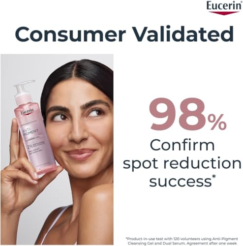 Eucerin Anti-Pigment Cleansing Gel 200ml, Gel Cleanser to Reduce Appearance of Dark Spots, Exfoliating Cleanser for Treatment of Hyperpigmentation - Image 2