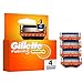 Produktbild Gillette Fusion5 Power Rasierklingen, 4 Original Ersatzklingen für Herren mit größerem Gleitstreifen für ein sanftes Gleiten und 5 Klingen für eine unglaublich gründliche und komfortable Rasur