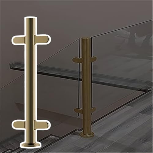 Glasgeländerpfosten Treppengeländersystem Aus Glas, 60 70 80 90 100 110 120 Cm Höhe, Deckglasgeländersäule Bahnsteigkorridore, Gartenzaun-Balustradenpfosten(A-MID,Height 85cm)