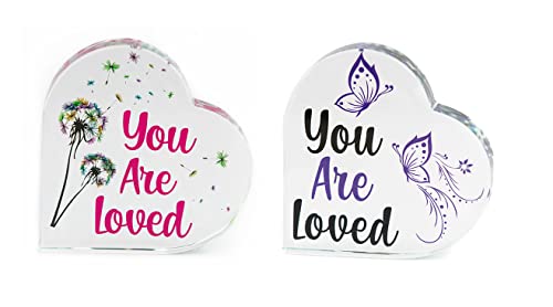 You Are Loved Heart Shaped Crystal Glass Love Sign! Great Gift Anyone For Any Occasion. Great #TOP24