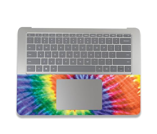 Image of MightySkins Carbon Fiber Skin Compatible with Microsoft Surface Laptop Studio 2 (2023) Full Wrap Kit - Tie Dye Spiral | Protective Durable Textured Carbon Fiber Finish | Made in The USA