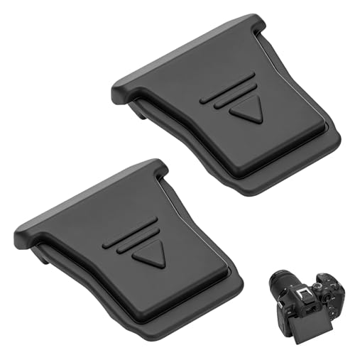 2 Pièces Cache Griffe Compatible Canon EOS R3 R5 II R5C R6 Mark II R7 R8 R10 R50, Hot Shoe Cover pour Canon, Protection Flash Sabot Appareil Photo Contre...