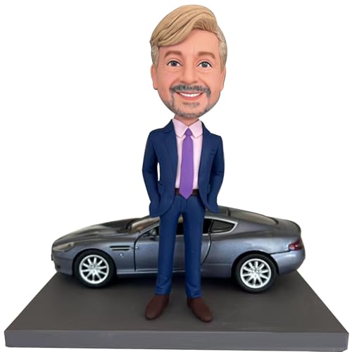 Custom Bobblehead The Man Driving Custom Bobblehead, Personalized Custom Full, Action Figure Based on Your Photo, Custom Personalized Unique Handmade Bobbleheads Figurine Custom Doll