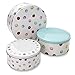 Spotty Dotty Design zestaw 3 okrągłych pudełek do przechowywania ciast