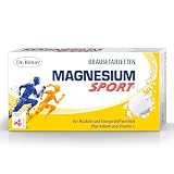 Dr. Böhm Magnesium Sport Brausetabletten: Für Leistung und Ausdauer, mit Magnesium, Kalium und Vitamin C, ideal für Sportler, 40 Stück