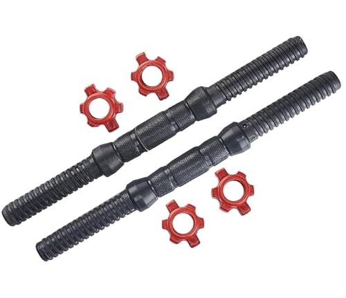 SIMRAN SPORTS 1 Pair PVC Dumbbell Rods – Sturdy & Comfortable Handles for Customizable Weight Training