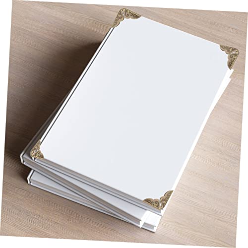 Abaodam 100 Peças Álbum De Fotos Decalque De Canto Página De Canto Marcas De Livro Decorativo Livro