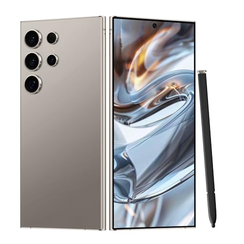 Wanderix Unlocked Cell Phones C24 Ultra Smartphone Android 13 Phones 8+256GB/6.8" HD Screen/Dual SIM/108MP+48MP Camera/6800 mAh/Built-in Pen (Titanium Grey) - Image 3