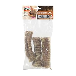 RIGA – Essential – Trachée De Boeuf – Friandise pour Chien – Non Transformé – Longue Durée – Mastication Et Récompense – Gourmandise Naturelle Savoureuse – 100G